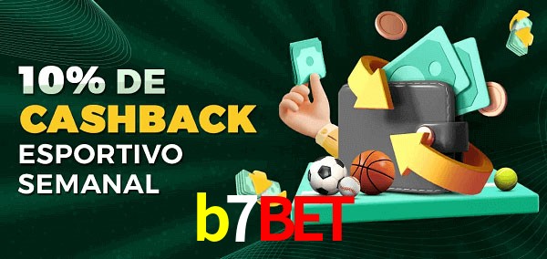 10% de bônus de cashback na b7bet